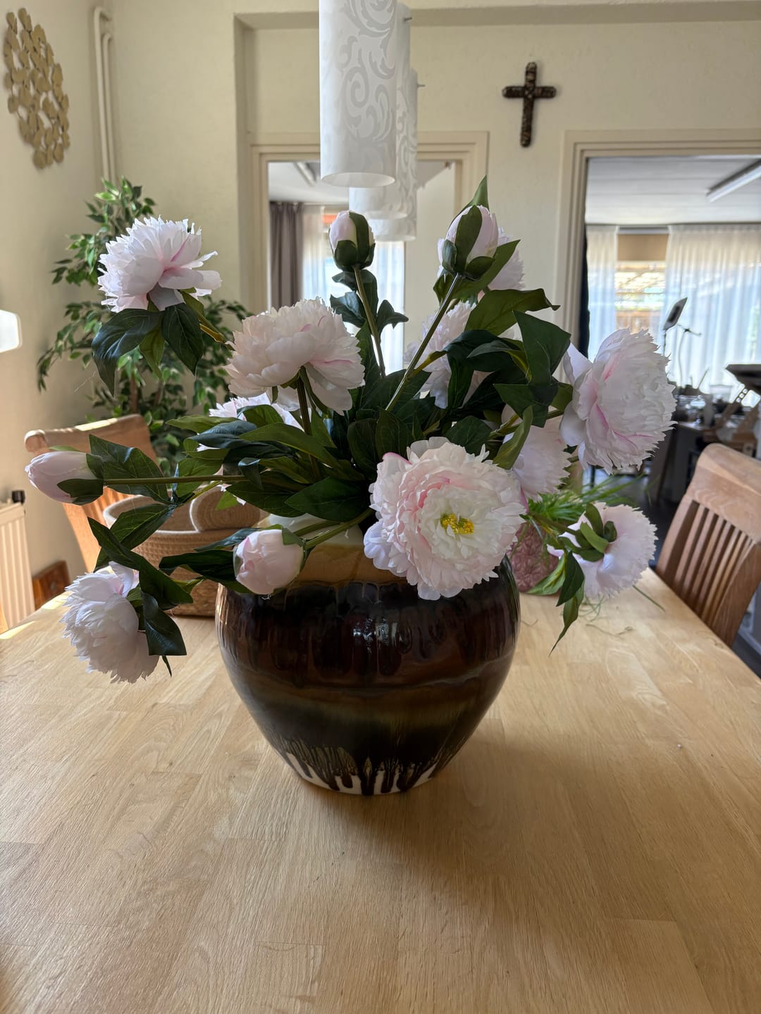 Customer photo review of Zijden Pioenrozen - Lichtroze