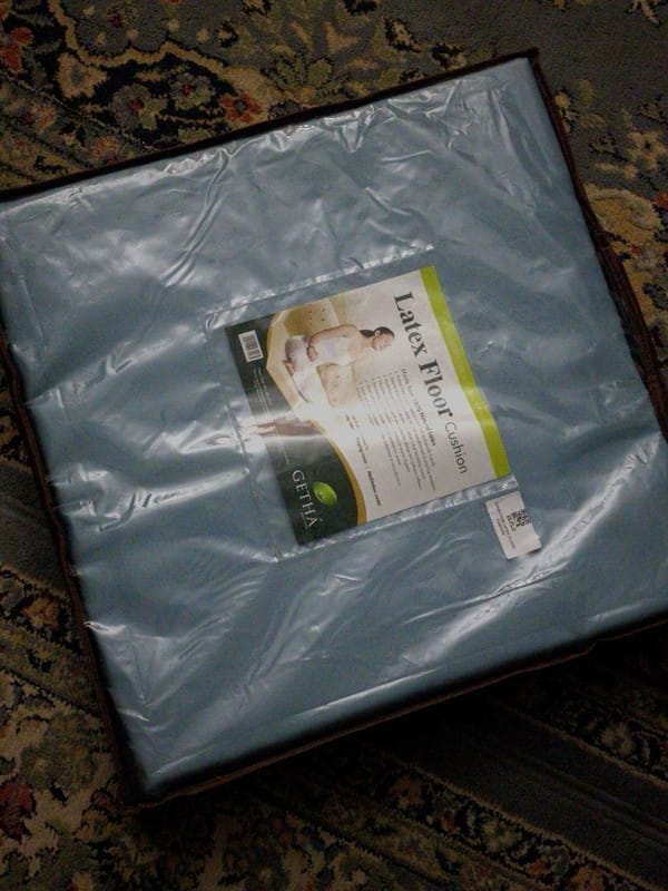 Customer photo review of Latex Floor Cushion
