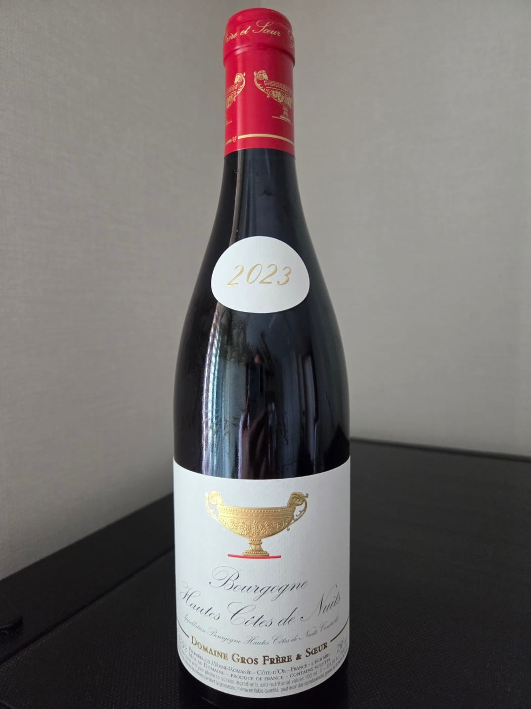 Customer photo review of Domaine Gros Frere et Soeur Hautes Cotes de Nuits Rouge 2023