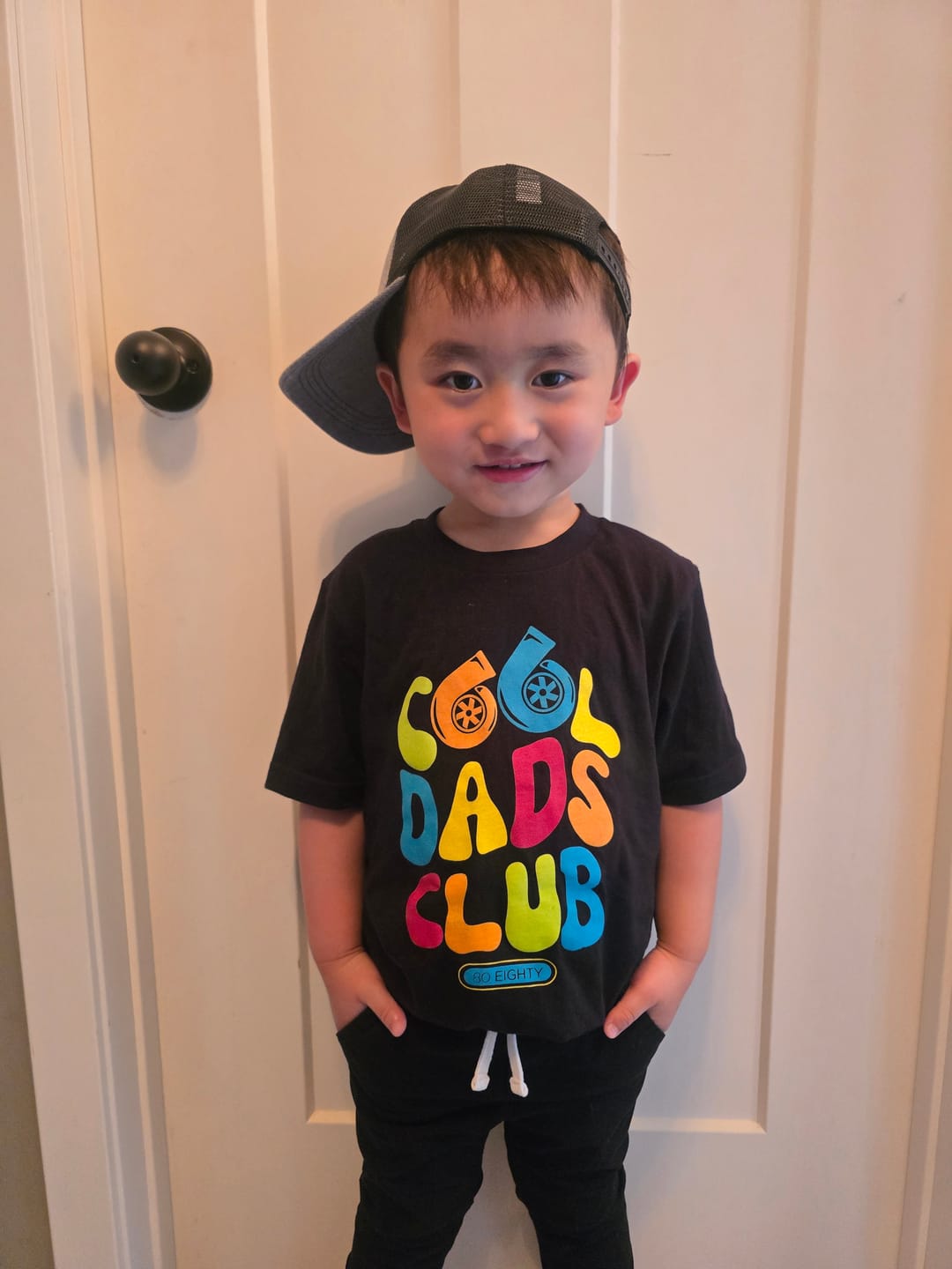 Customer photo review of 80Eighty® Youth Cool Dad Shirt