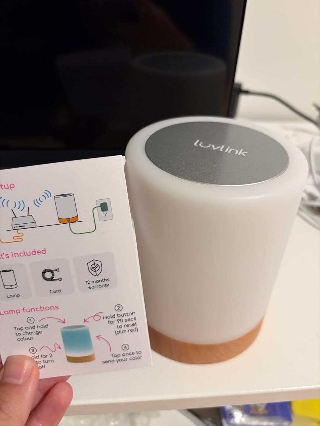 Customer photo review of Friendship Lamp