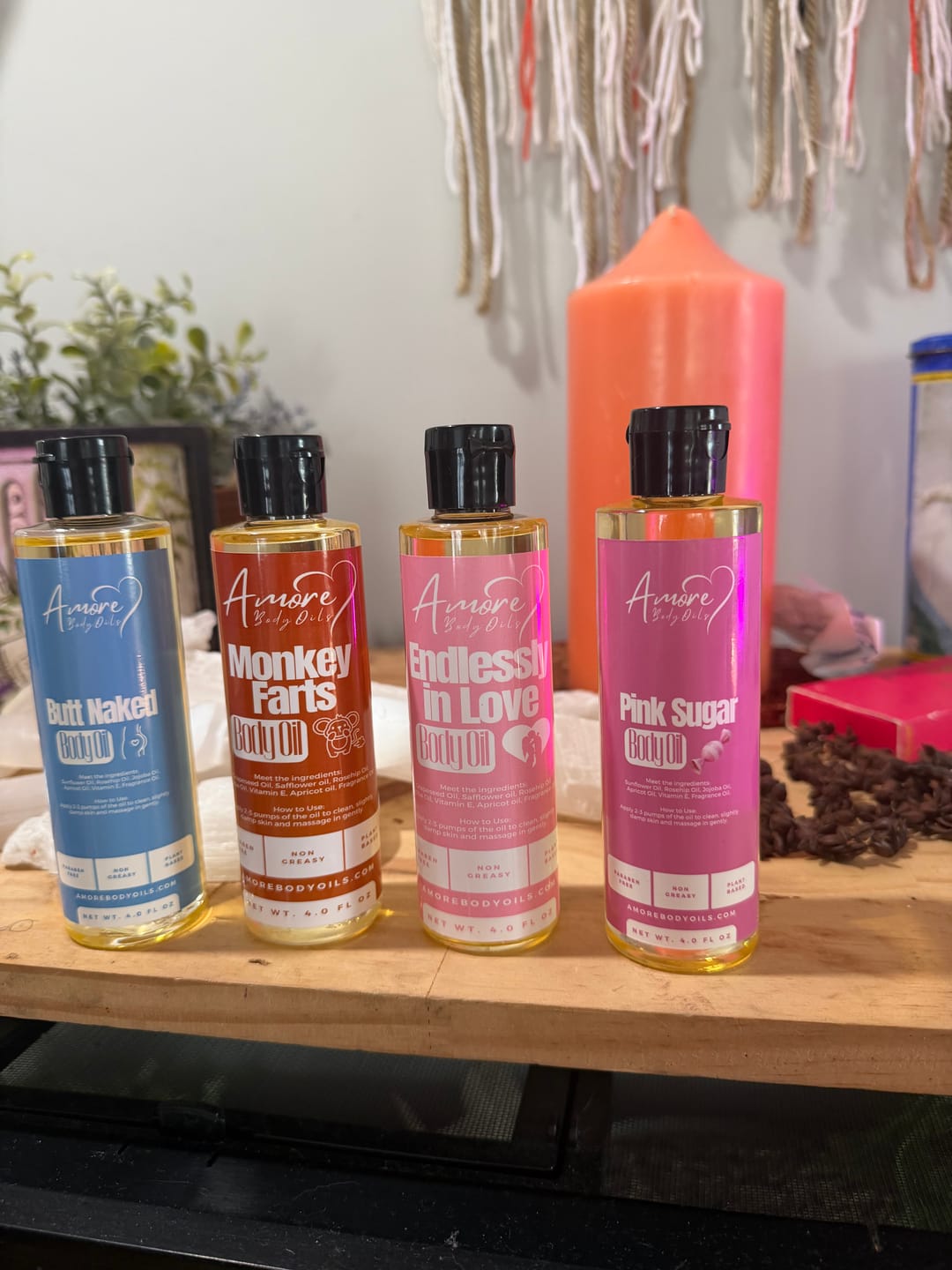 Customer photo review of Monkey Farts - Body Oil - Limited Edition