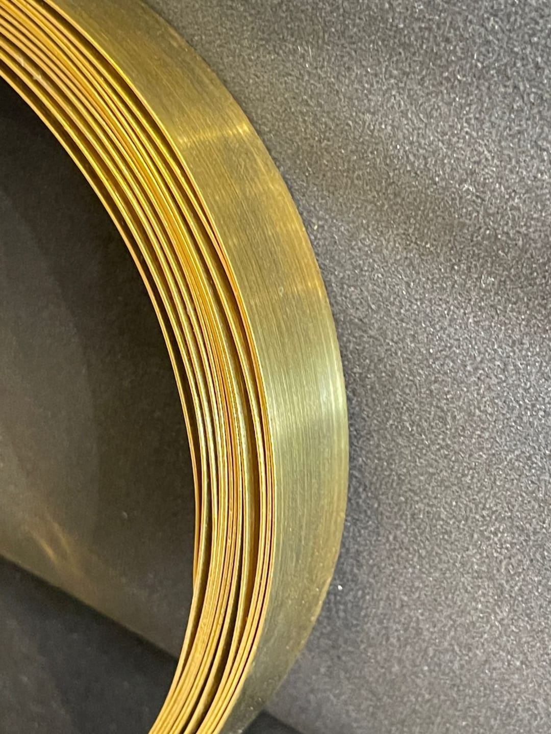 Customer photo review of Pure Brass Metal Strip – Vastu Remedy for South-West Cut & Earth Element Stability | Ideal for Floors, Walls & Structural Defects | 0.5 & 1 mm Thickness | 8-100 Ft Lengths