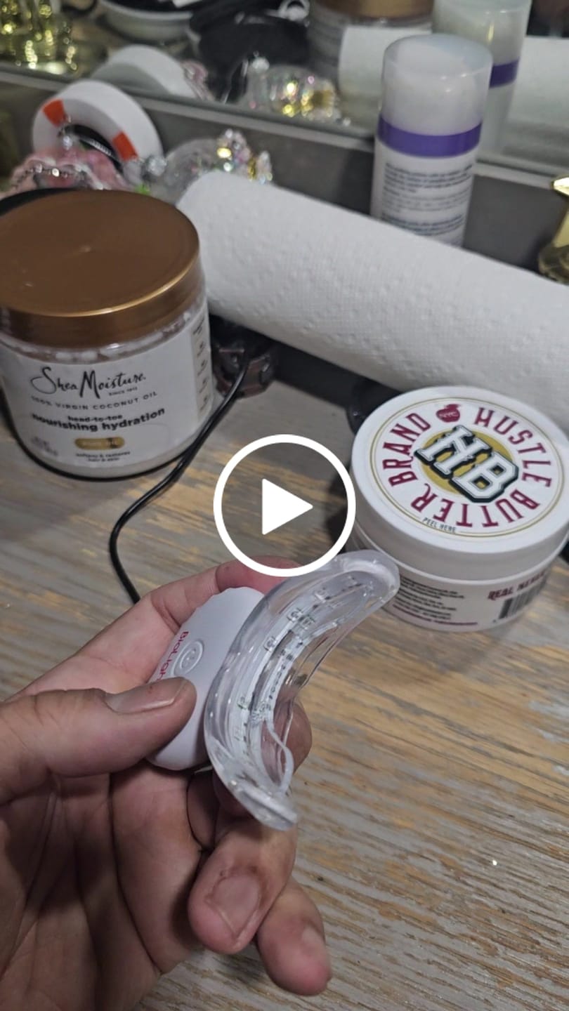Customer video review of Guardian+ Oral Device with Patent-Pending Blue & Red/NIR Light for Teeth Whitening & Oral Health