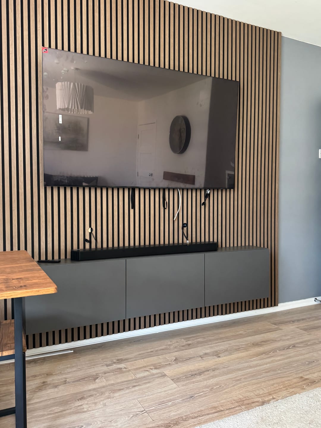 Customer photo review of Acoustic Wall Panel End Trim (Multiple Colours)