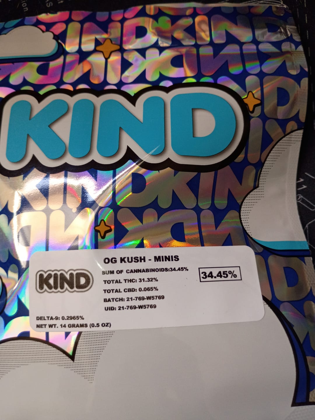 Customer photo review of OG Kush - Minis - 28 Grams - Indica