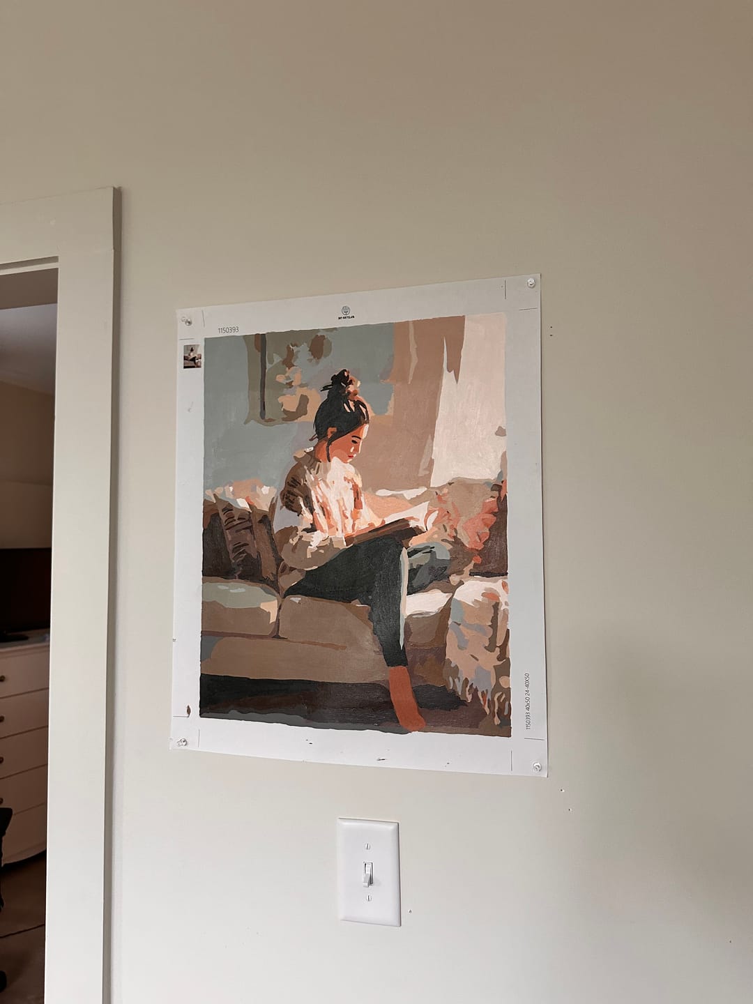 Customer photo review of Quiet moments | Paint by Number