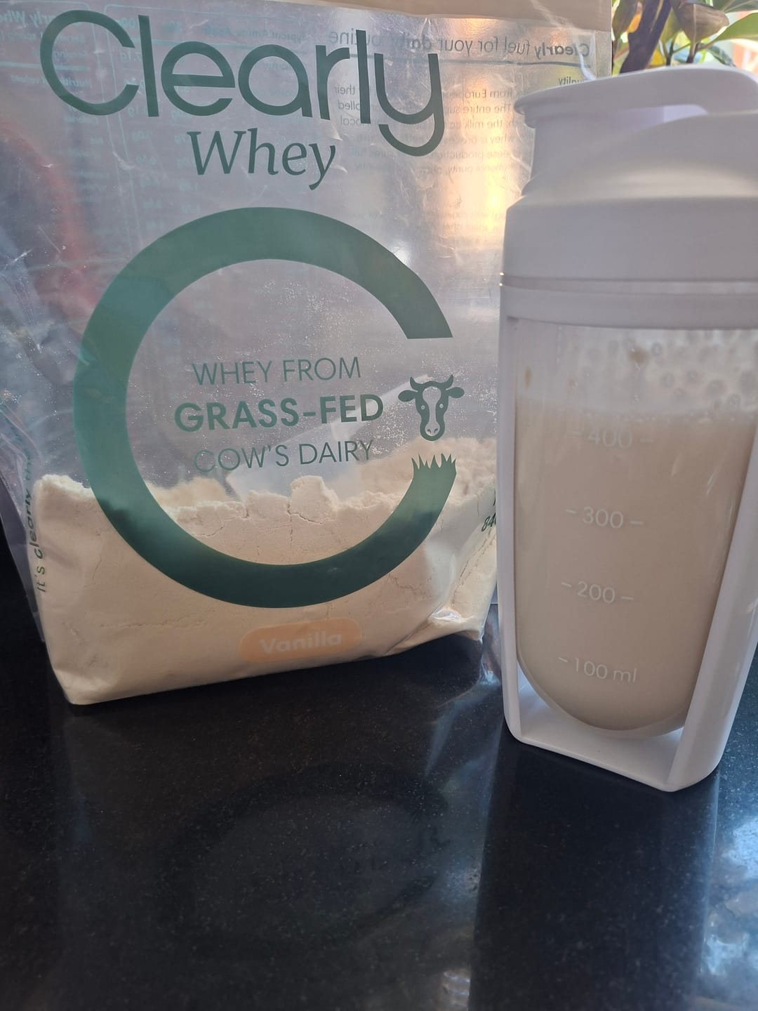 Customer photo review of Grass-fed Whey