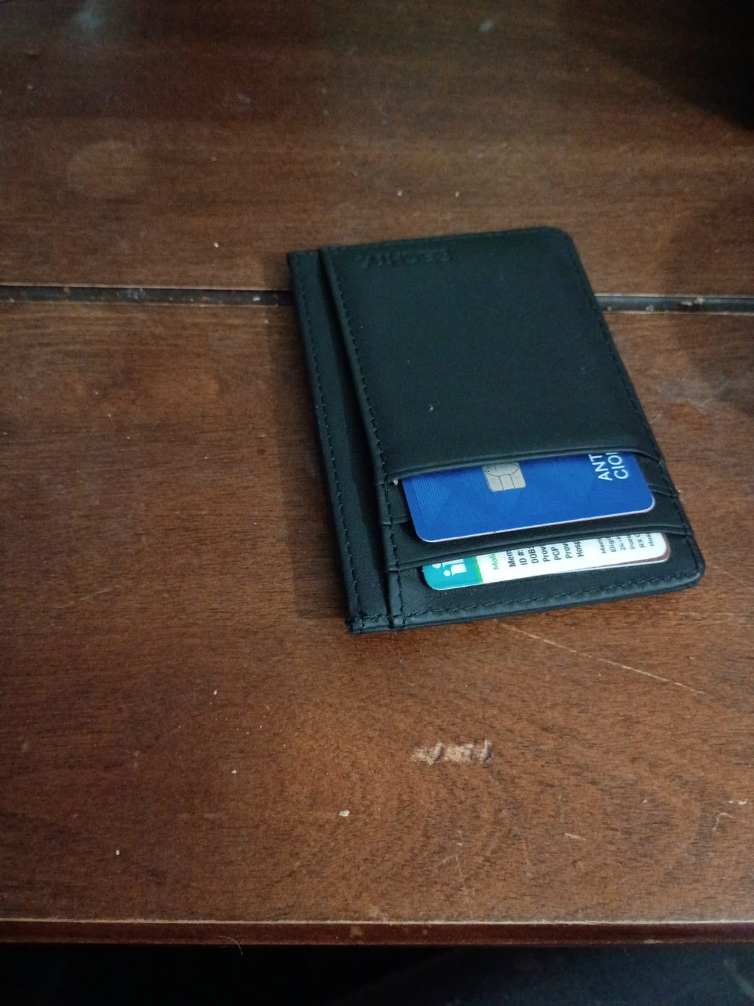 Customer photo review of 80Eighty® Black Leather Wallet