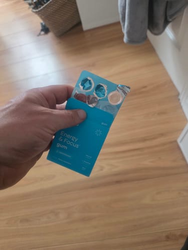 Customer photo review of Energy & Focus Gum