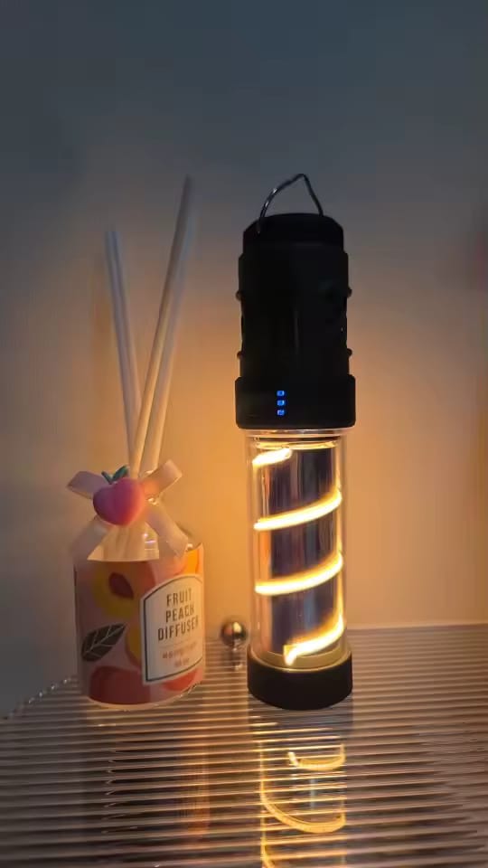 Customer photo review of 5-in-1 Camping Lamp – LED Flashlight & Mosquito Repellent Light
