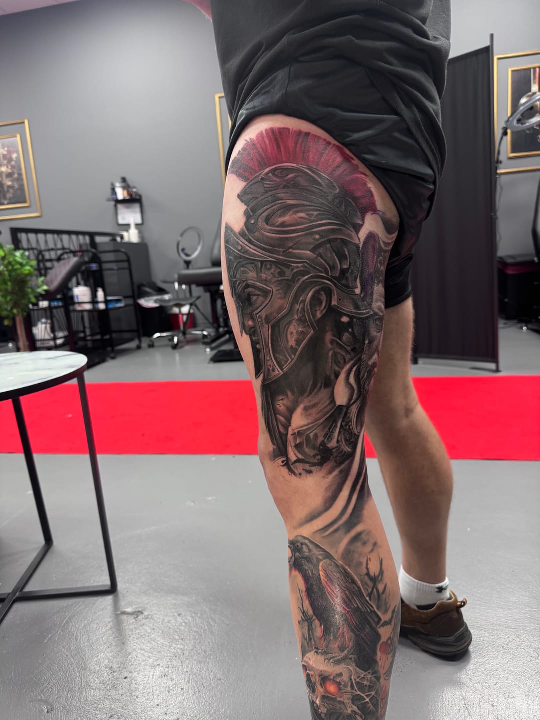 Customer photo review of Painless Tattoo Numbing Spray