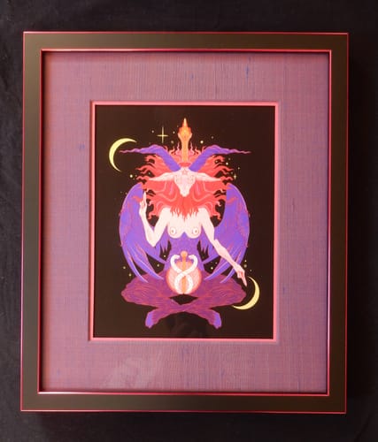 Customer photo review of Baphomet 2, Matte Art Print Poster