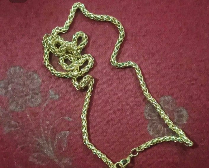 Customer photo review of Wheat Chain | 3MM