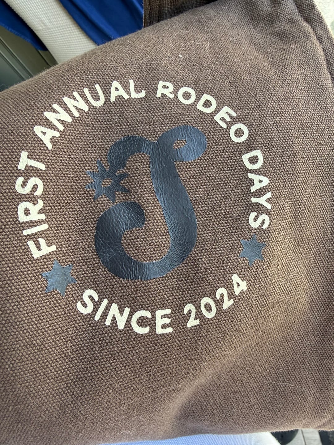 Customer photo review of SALOON 1ST ANNUAL RODEO DAYS CANVAS JACKET