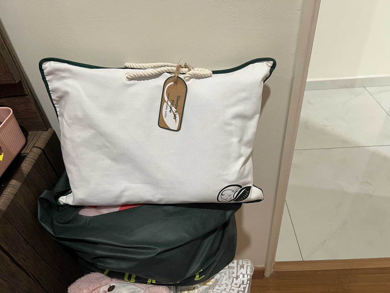Customer photo review of Getha Sleepy Kids Latex Pillow