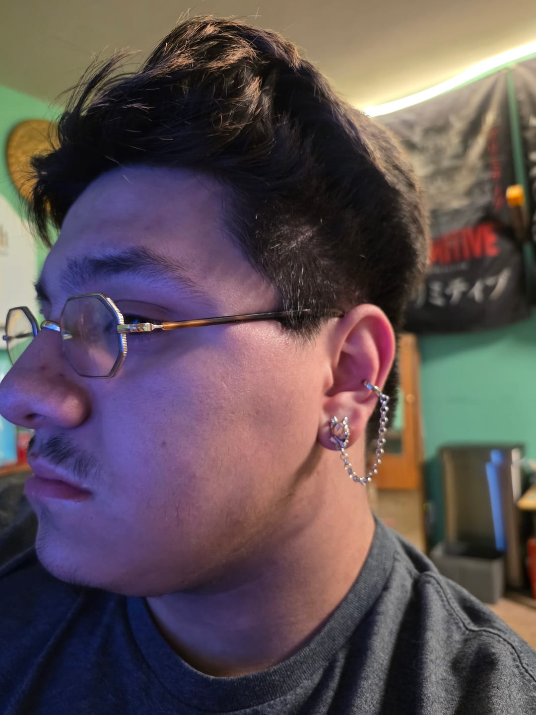 Customer photo review of HELLHOUND EARRING + CUFF