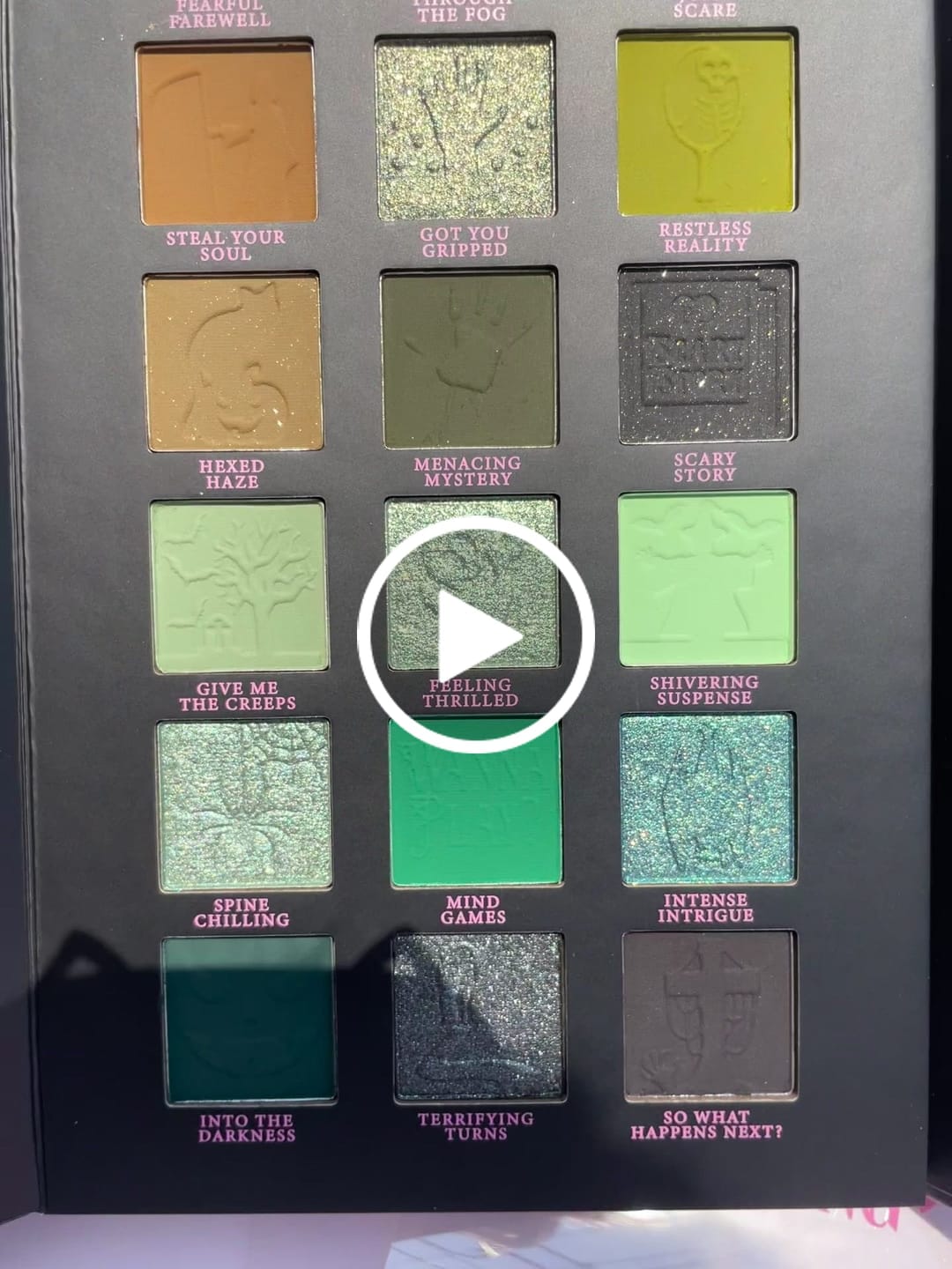 Klantvideorecensie van P.Louise Scary Tale Ending Halloween Palette