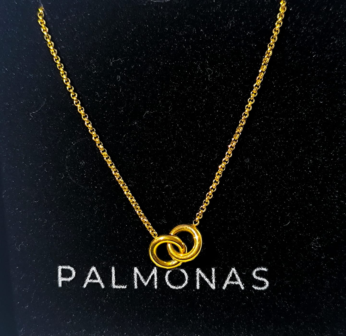 Customer photo review of InterLock Gold Chain Necklace