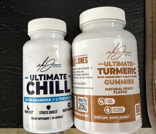 Customer photo review of Ultimate Chill - Deep Recovery & Stress Shield (60 Capsules)(30 Servings)