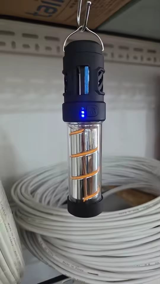 Customer photo review of 5-in-1 Camping Lamp – LED Flashlight & Mosquito Repellent Light