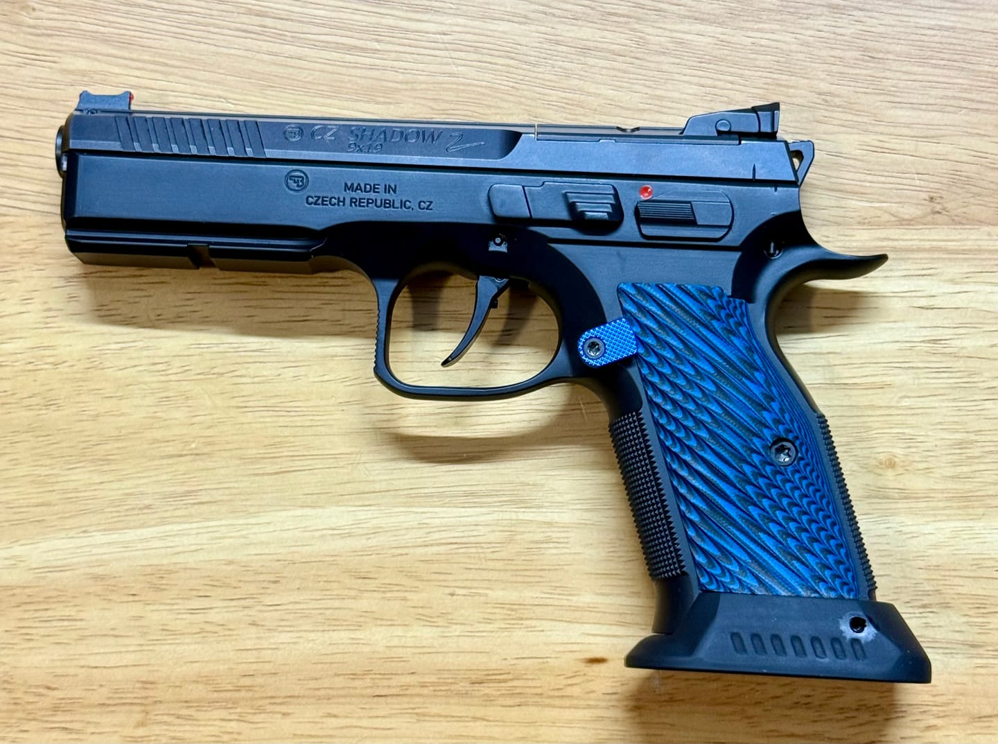 Customer photo review of CZ Shadow 2 Brass Magwell