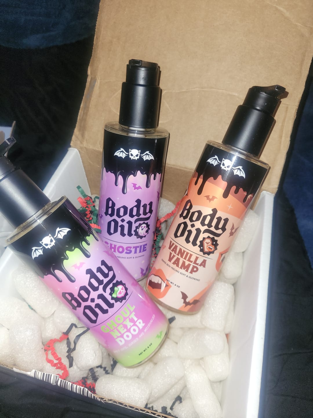 Customer photo review of Ghostie Body Oil
