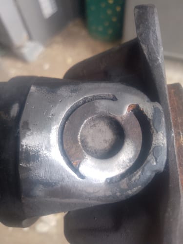 Close-up of the reviewer's Universal Joint after a successful DIY installation.