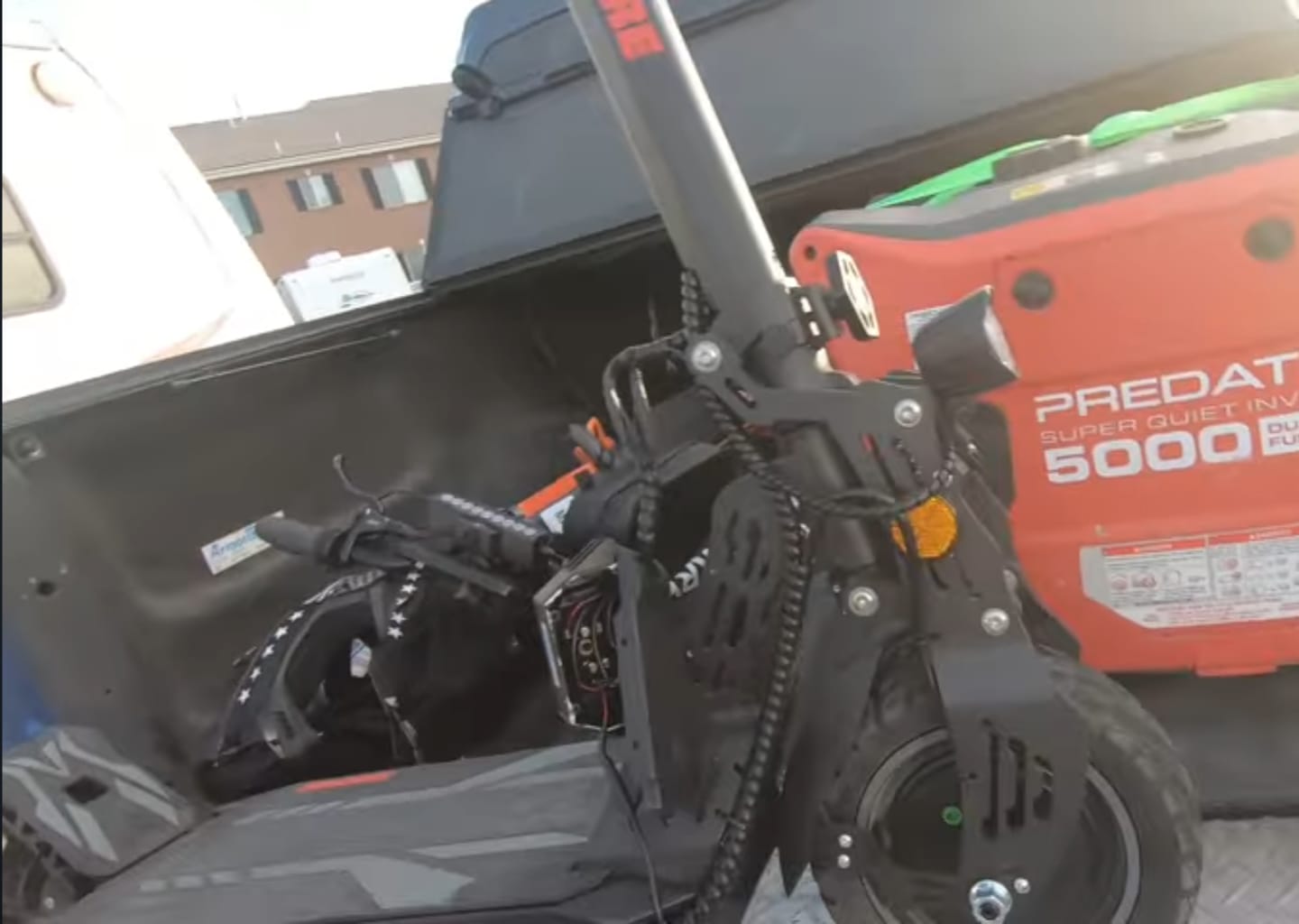 Customer photo review of Accessories for Backfire M8 Rover Scooter
