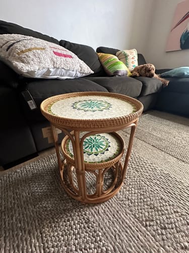 Customer photo review of Oasis Rattan Table Set