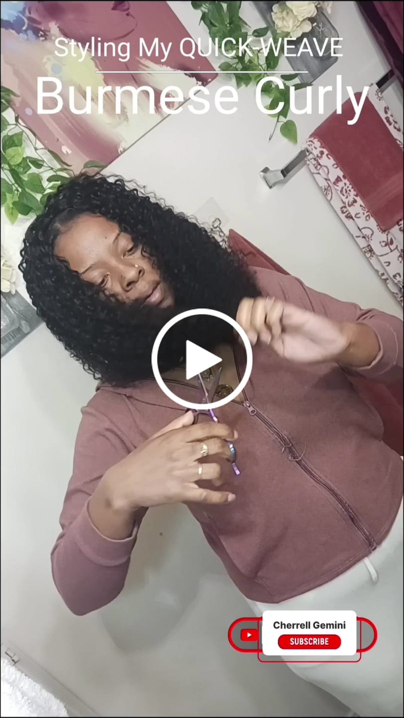 Customer video review of Burmese Water Curly Human Hair Bundles Natural Color