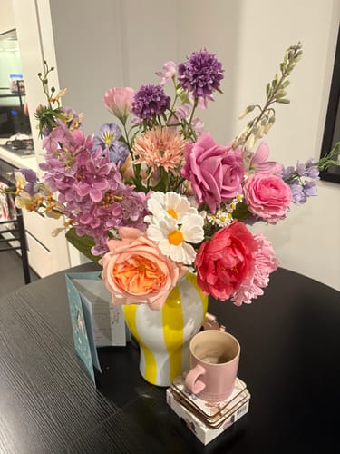 Customer photo review of Pastel Flowers