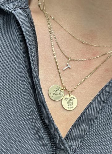 Customer photo review of Collar personalizado con rostro de mascota