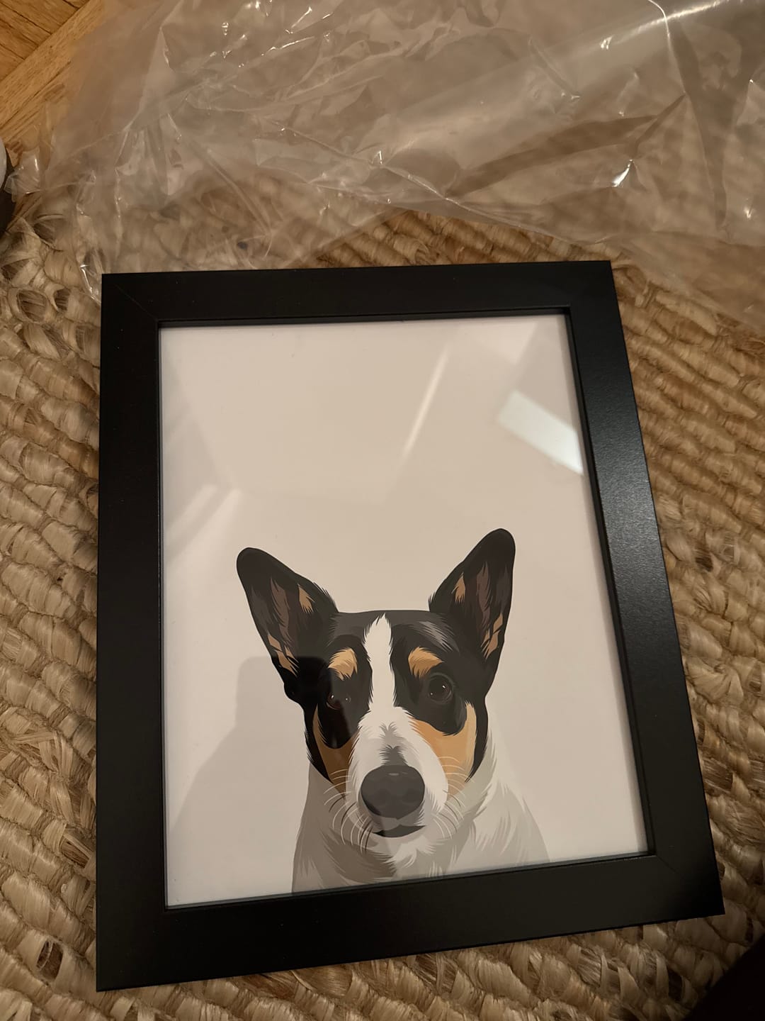 Customer photo review of Custom One Pet Portrait