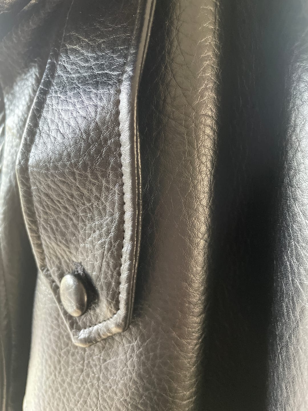 Customer photo review of Lucille Asymmetrical Leather Jacket