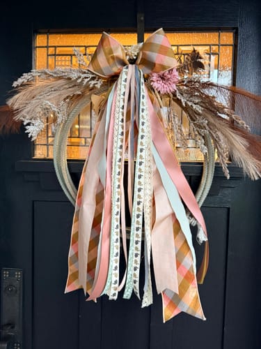 Customer photo review of Luxe Collection-Easter Grace Wreath Ribbon