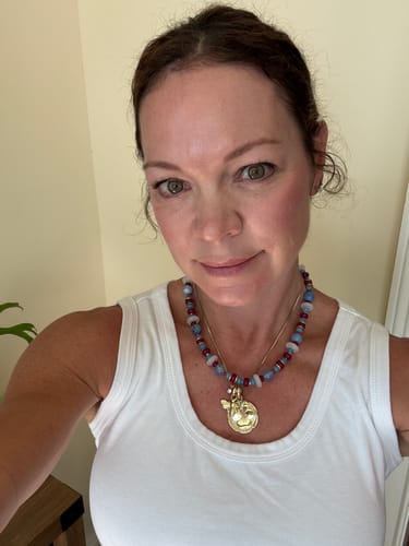 Customer photo review of Nanette's Fall Necklace Stack