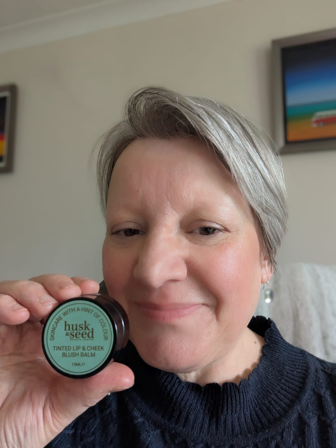 Customer photo review of Batch 2: Tinted Lip & Cheek Blush Balm