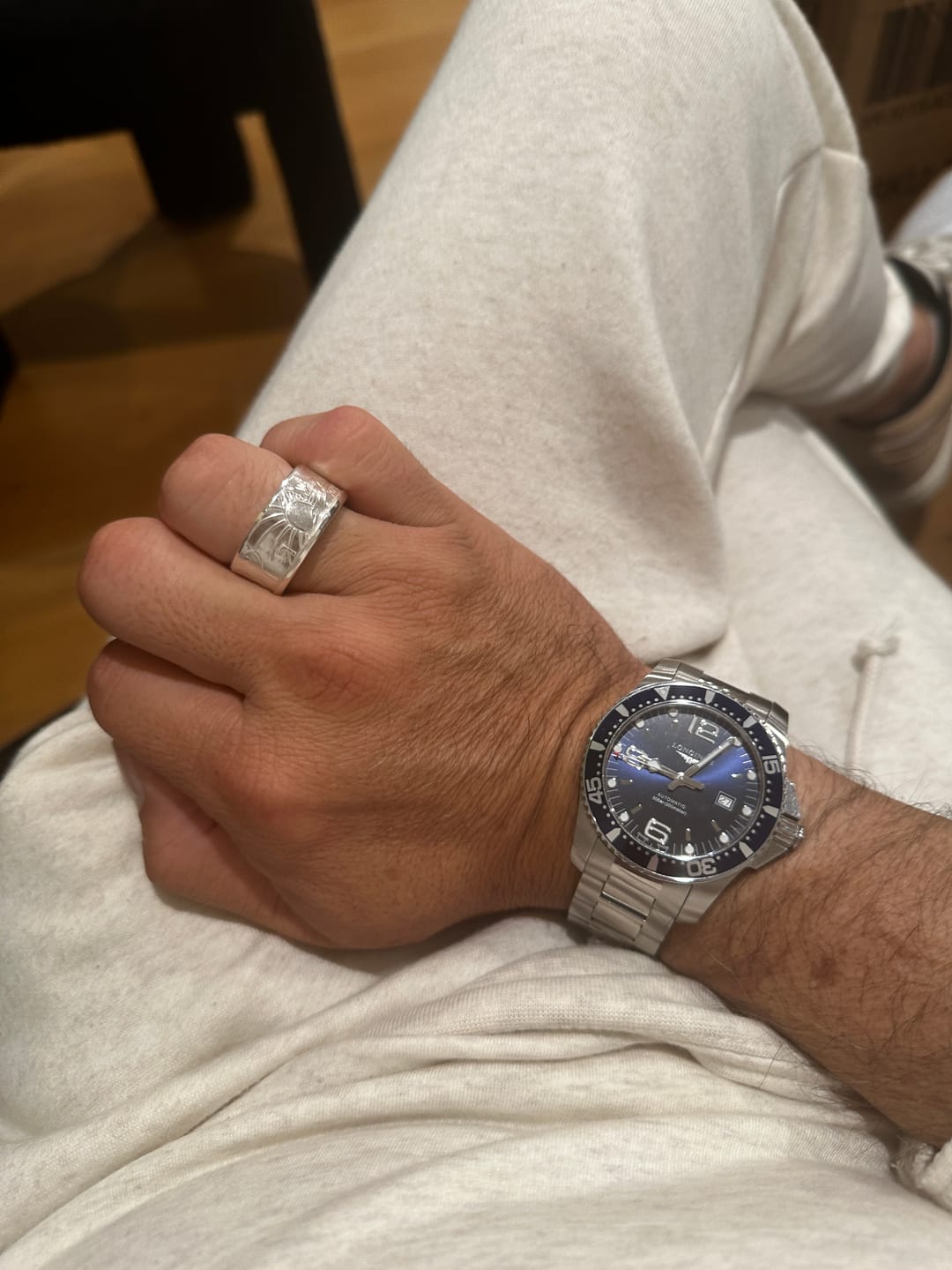 Customer photo review of American Silver Eagle Coin Ring