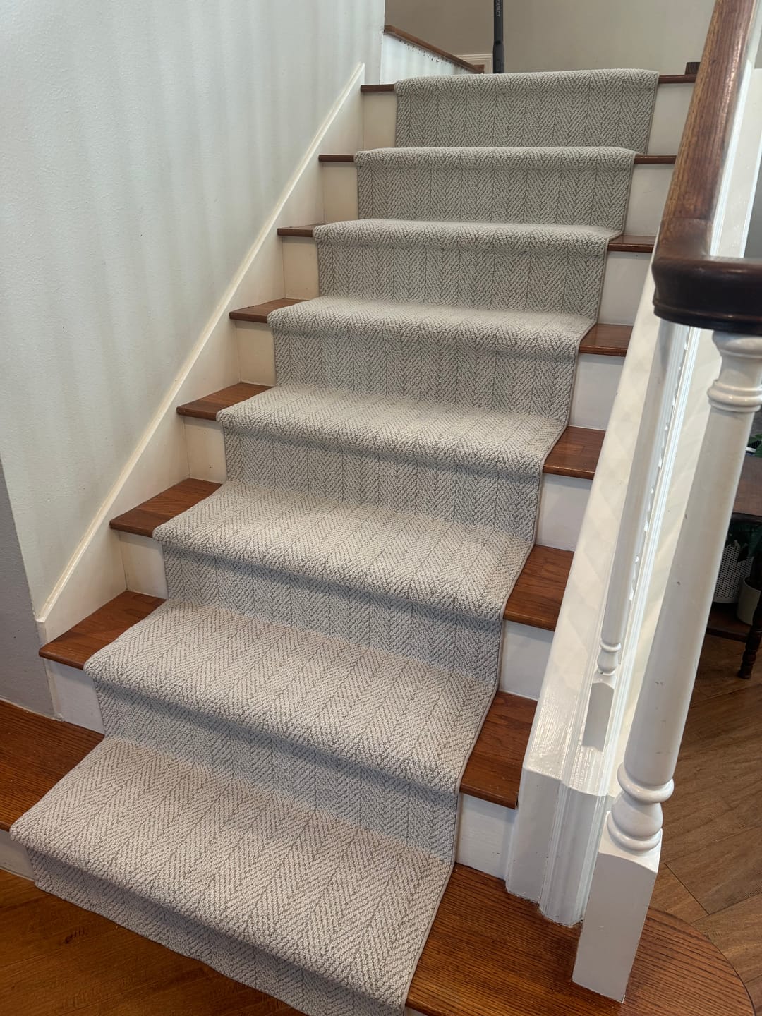 Customer photo review of Amalfi Spartis Herringbone Stair Runner
