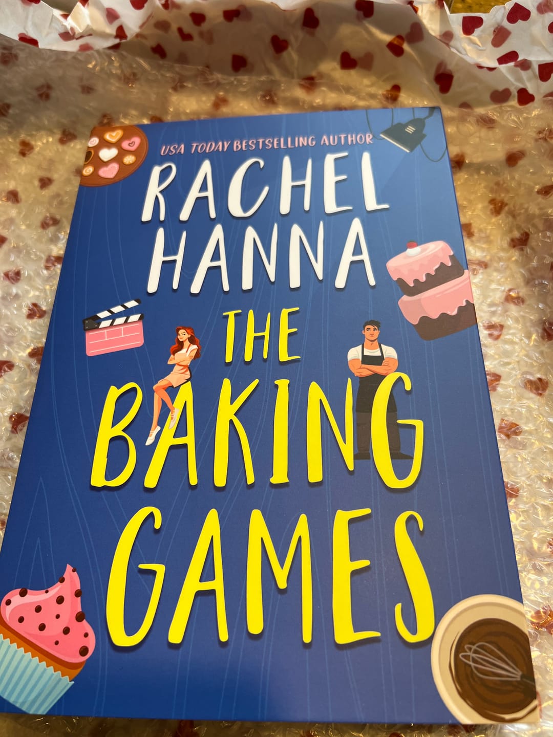 Customer photo review of SPECIAL EDITION The Baking Games Hardcover with Sprayed Edges (+ AUTHOR-SIGNED BOOKPLATE)