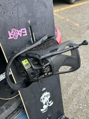 Customer photo review of Push Button Quick Release for Step On® Bindings