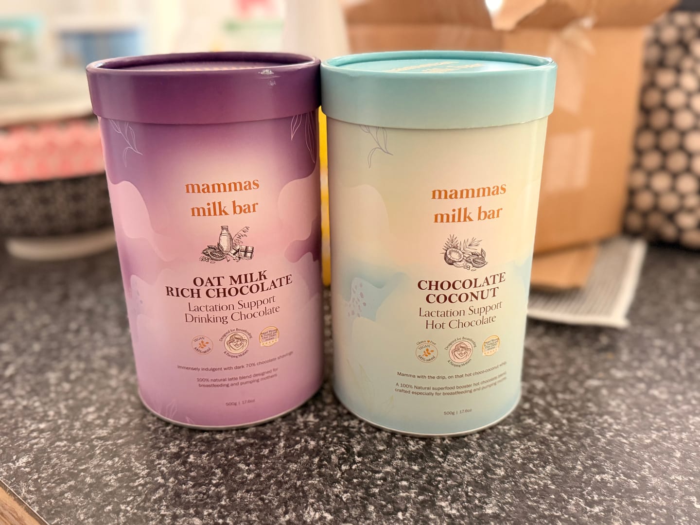 Customer photo review of Lactation Hot Chocolate - Coconut Chocolate