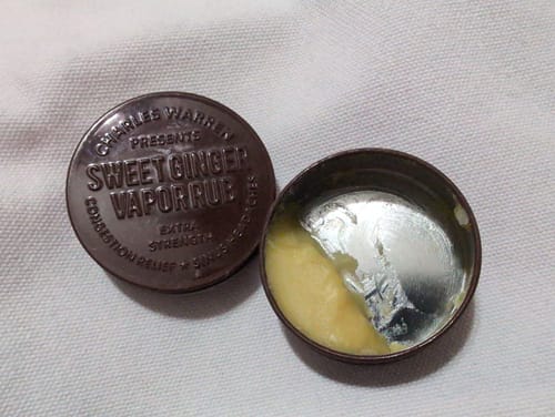 Customer photo review of Extra Strength Sweet Ginger Vapor Rub [Compact]