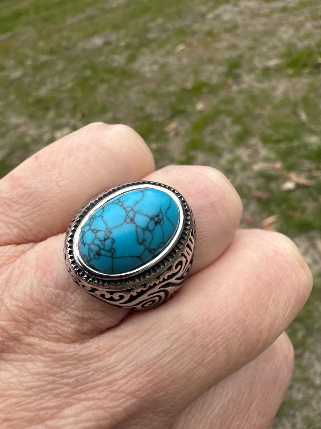 Customer photo review of BLUE EYES.