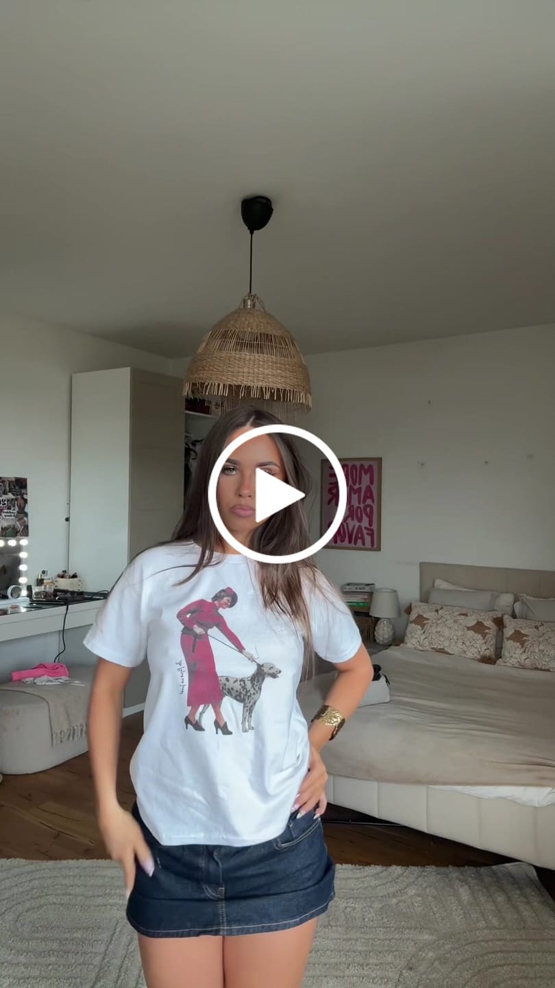 Customer video review of dalmation baby tee