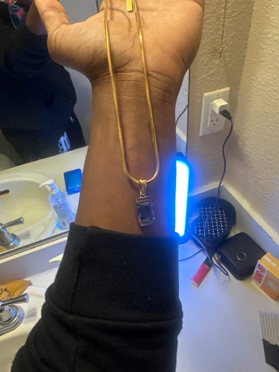 Customer photo review of Chip - Tanzanite