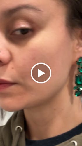 Customer video review of Lara Rhinestone Dangle Drop Earrings - Green