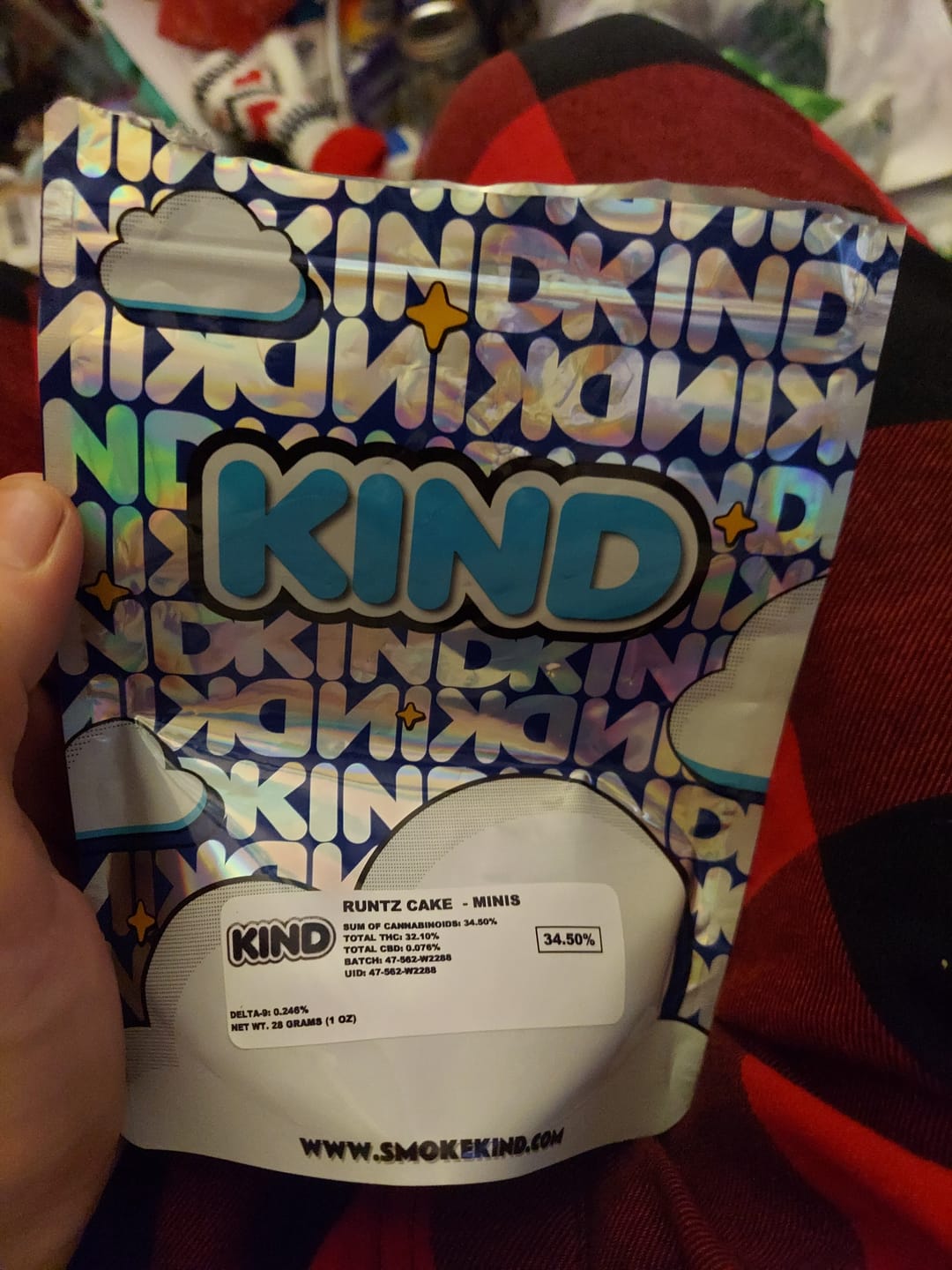 Customer photo review of Runtz Cake - Minis - 28 Grams - Hybrid