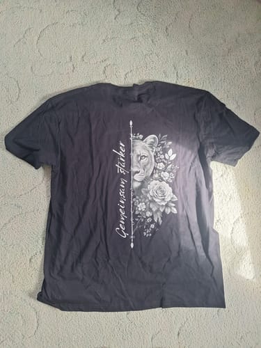 Customer photo review of Gemeinsam Stärker (Sie) - Shirt Unisex Backprint ***